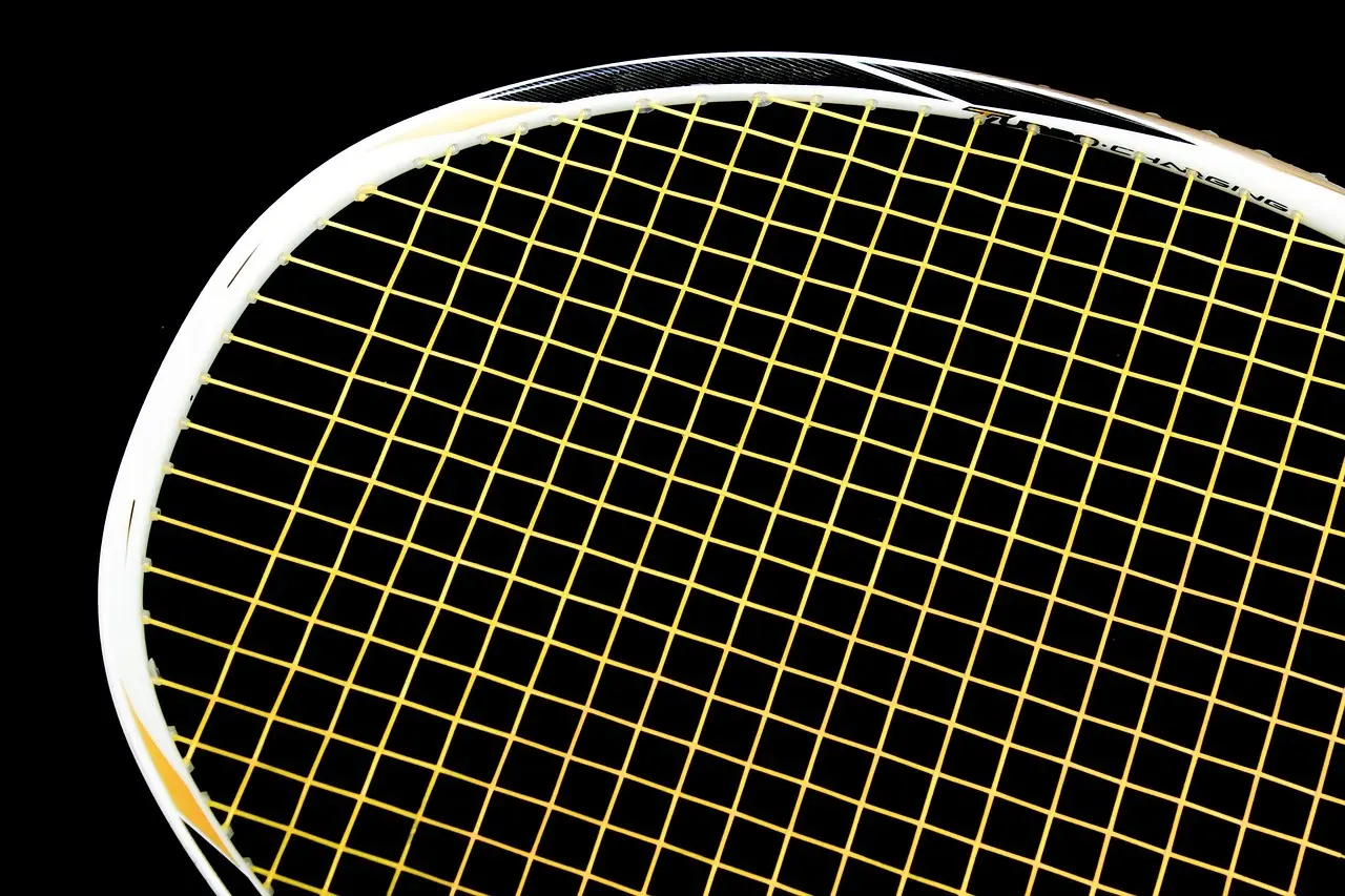 Badmintonketcher nærbillede